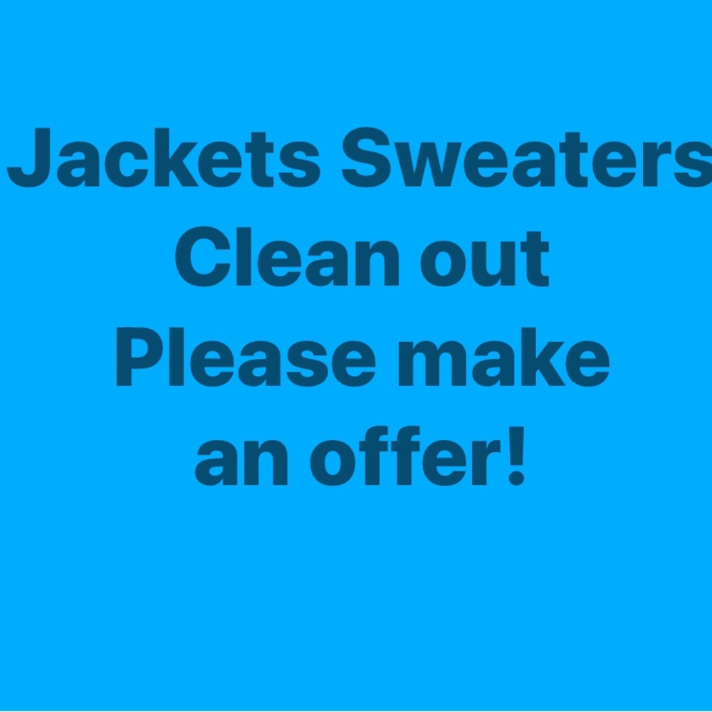 Jackets and Sweaters Sale
